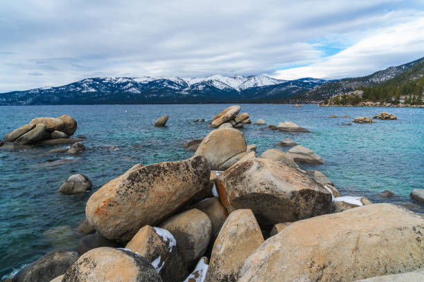 istock Winter time at Sand Harbor Beach Lake Tahoe Nevada 1219778075
