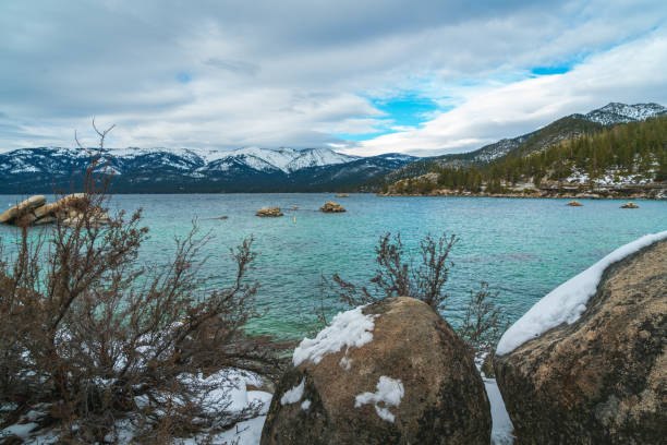 istock Winter time at Sand Harbor Beach Lake Tahoe Nevada 1219778129