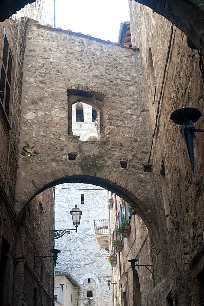 istock Narni (Terni, Umbria, Italy) - Old street 121977988