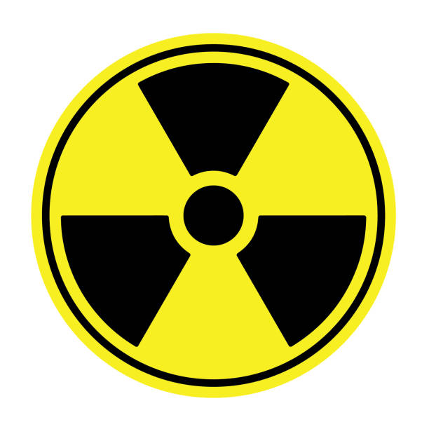 istock Radioactive contamination symbol. Vector illustration. Black and yellow sign of nuclear danger. Radiation danger symbol or icon isolated on a white background. Nuclear Symbol Icon Vector. 1219787225