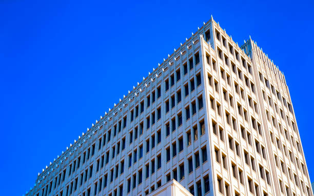 istock Modern apartment and business building architecture Berlin Germany reflex 1219796917