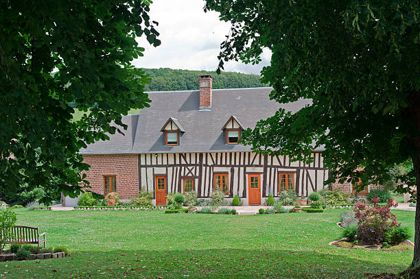 istock Old country house in Normandy 121979983