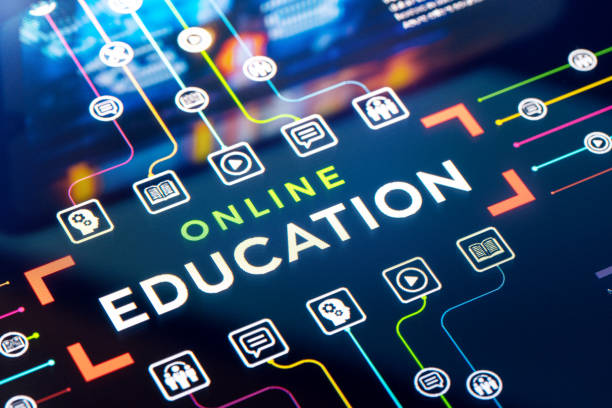 istock Online education presentation and infographics 1219804137