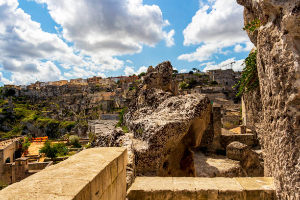 istock Matera, Italy old architecture 1219807615