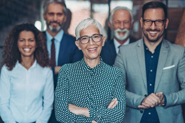 istock Mature female business leader 1219815503