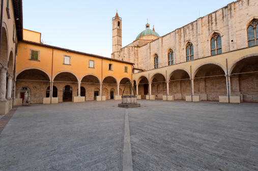 Ascoli Piceno (Marches, Italy) - Cloister of ancient church