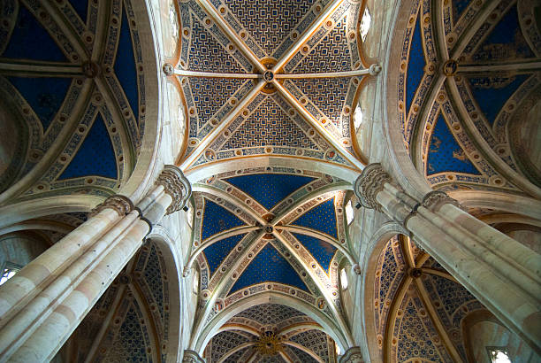 istock Certosa di Pavia, church interior 121982443