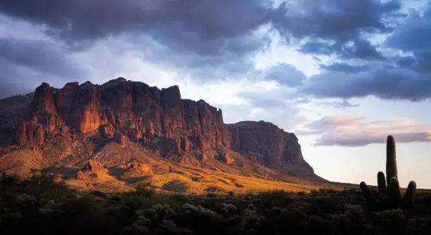 Lost Dutchman State Park at Sunset