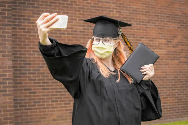 Photo of Class of 2020 Social Distancing Selfie