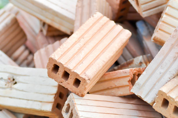 istock brick, red brick for building house 1219829470