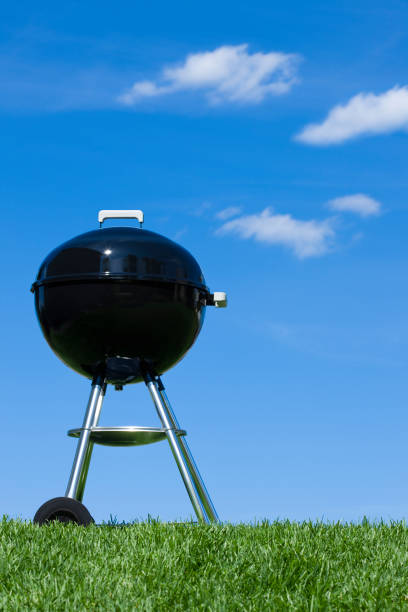 istock Barbecue Grill against a Blue Sky 1219832210
