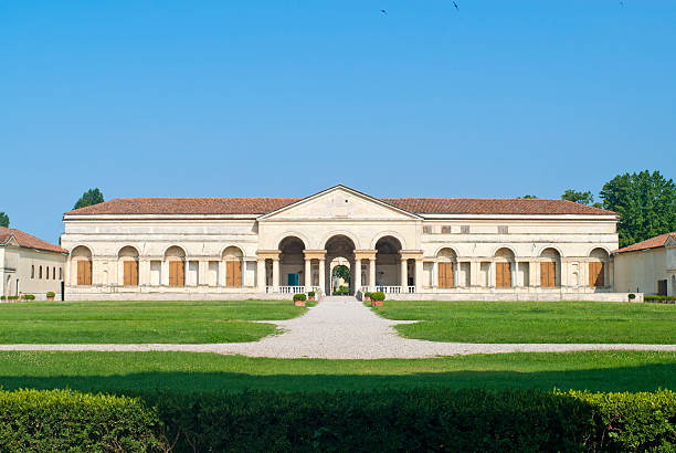 Morning at Palazzo Te in Mantua, Lombardy, Italy stock photo