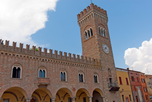 Bertinoro (Forli Cesena, Emilia Romagna, Italy) - Historic palace with tower