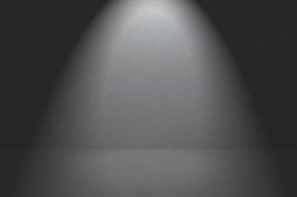 istock 3d render of interior with concrete wall and floor. Grunge Textured background . Copyspace for artwork . 1219834595