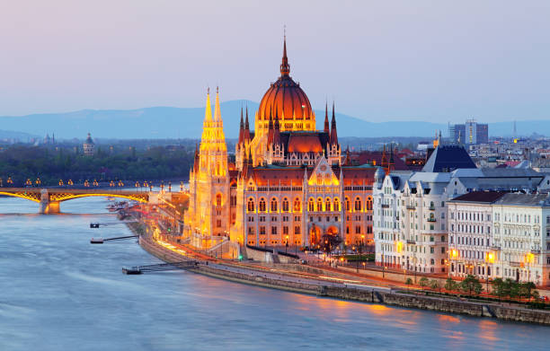 istock Budapest at night - Parliament, Hungary 1219841239