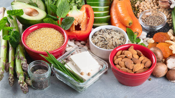 istock Diet of plant based protein. 1219841270