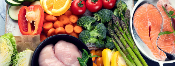 istock Low glycemic healthy foods for  diabetic diet. 1219841276