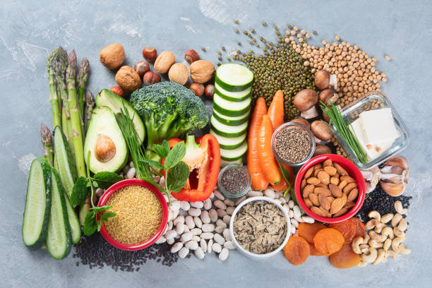 istock Diet of plant based protein. 1219841283