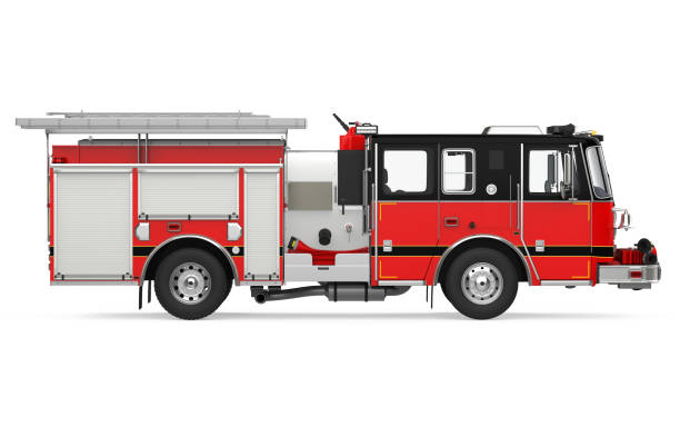 istock Fire Rescue Truck Isolated 1219844214