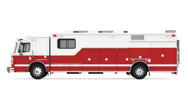 istock Fire Rescue Truck Isolated 1219844232