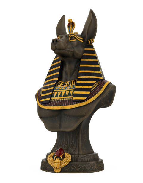istock Egyptian Anubis Statue Isolated 1219844940