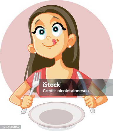 3,298 Hungry Woman Illustrations & Clip Art - iStock | Not hungry woman, Hungry  woman fridge, Hungry woman eating