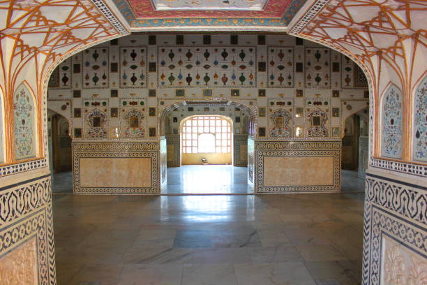 istock Ancient Amer Fort In Jaipur In Rajashtan, India 1219846878