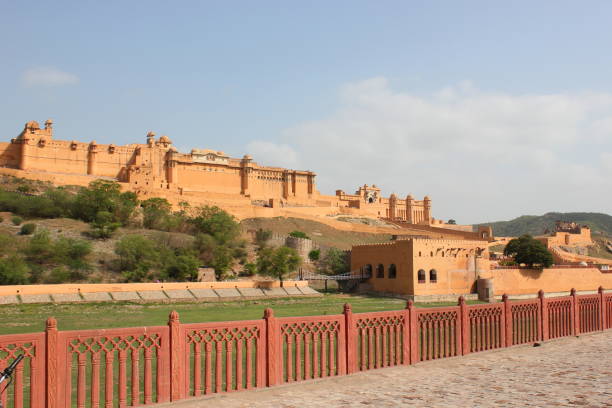istock Ancient Amer Fort In Jaipur In Rajashtan, India 1219854096