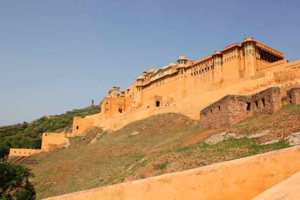 istock Ancient Amer Fort In Jaipur In Rajashtan, India 1219854108