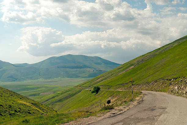istock Panorama from the road of Forca di Presta 121985664