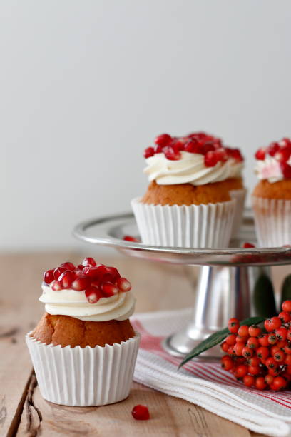 istock delicious muffin with pomegranate seeds 1219862151