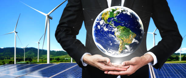 istock Concept of sustainability by alternative energy. 1219863929