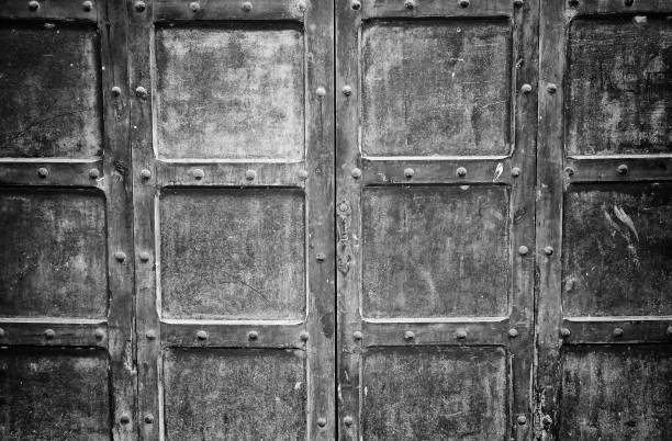 istock Old door at home 1219865700