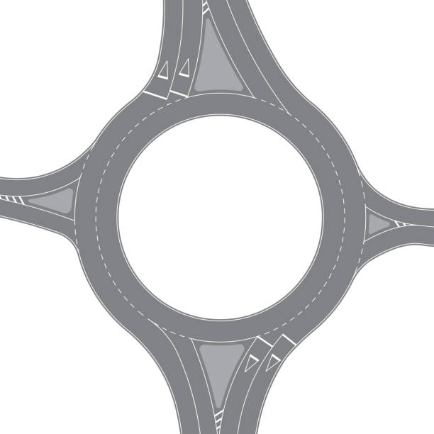 Roundabout View Graphics 140+ Roundabout Top View Illustrations Stock Illustrations, Royalty ...