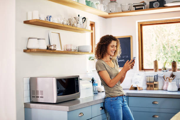 istock Social media always makes her smile 1219870038