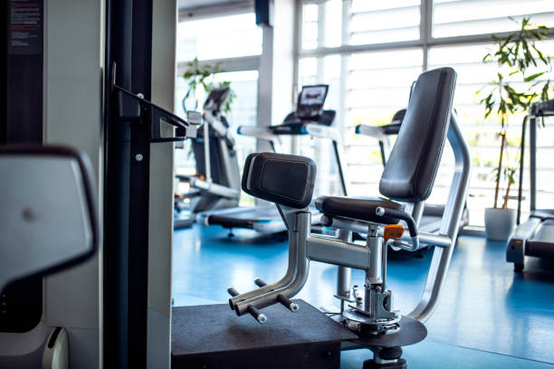 istock Abductor Machine at Modern Health Club 1219871464