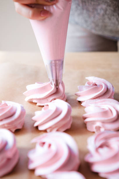 istock The recipe for home-made Russian marshmallows (Zephyr). 1219872129