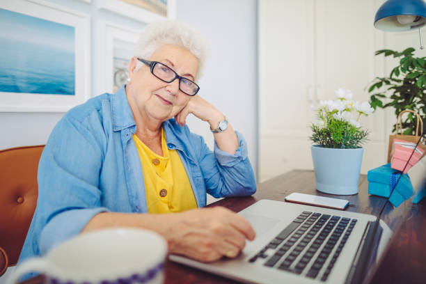 istock Senior woman at home 1219874007