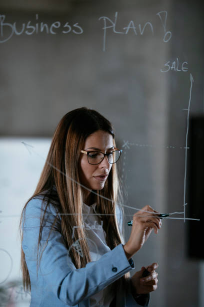 istock Business woman at work 1219879247