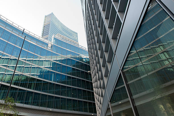 istock Modern office buildings in Milan (Lombardy Italy) 121988009