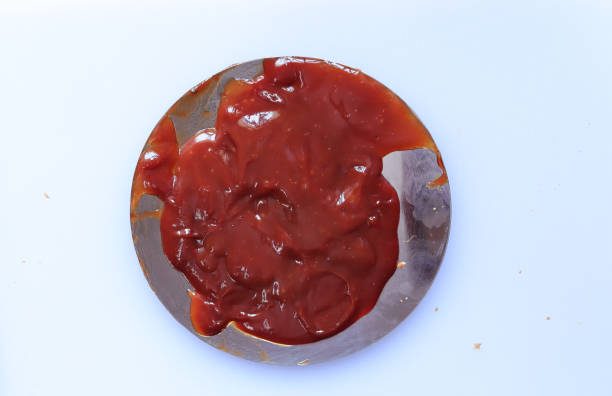 istock red ketchup splashes isolated on white background 1219881636