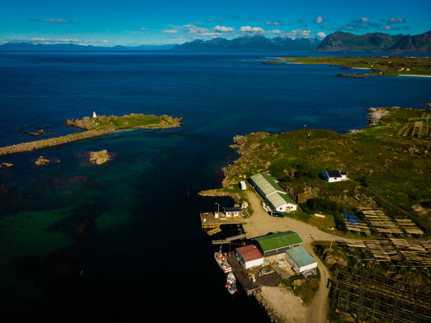 istock Lighthouse Hovsund Lofoten Islands Norway 1219881749