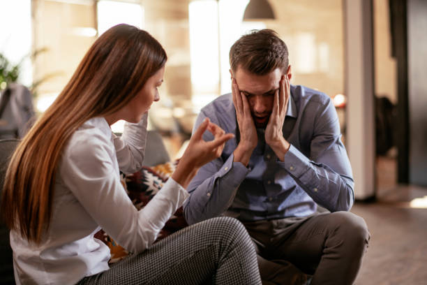 istock Unhappy young couple 1219881952