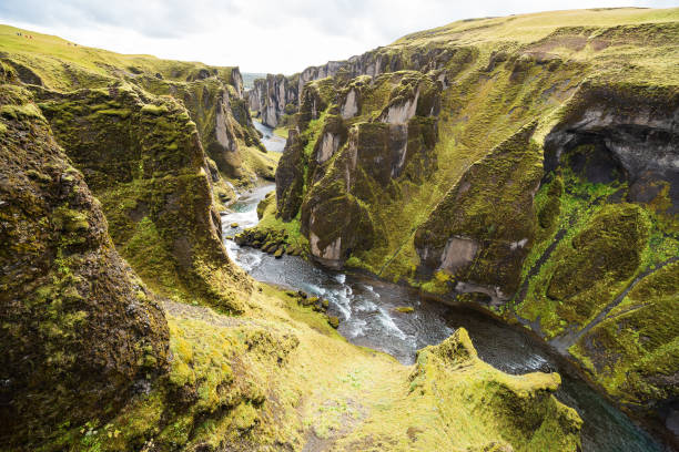 istock Beautyfull green canyon in Iceland 1219885903