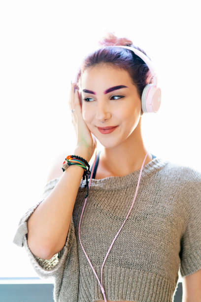 istock Music keeps her inspired and motivated 1219890372