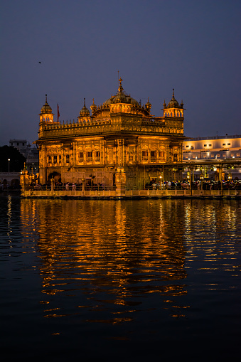 Night View Of Golden Temple Amritsar Stock Photo - Download Image Now -  Golden Temple - India, India, Amritsar - iStock