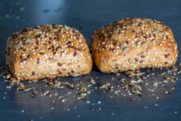 istock Loaf of bread with sesame seeds 1219892063