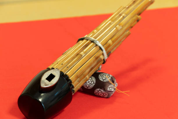 istock Sho, Japanese classical music instrument 1219892839
