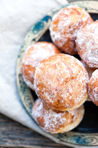 istock Homemade donuts with topping 1219894479
