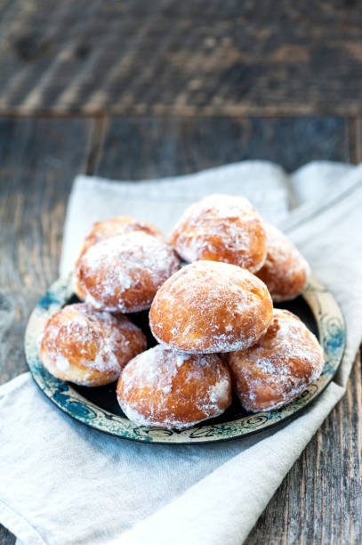 istock Homemade donuts with topping 1219894480